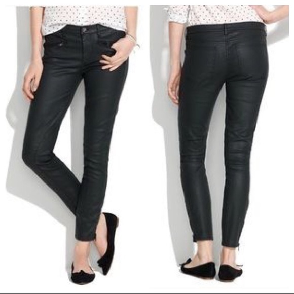 Madewell Waxed Jeans - 26 - Picture 1 of 8